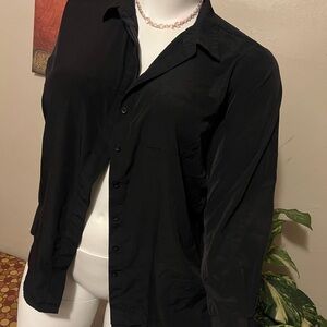 Black Button-Up Shirt